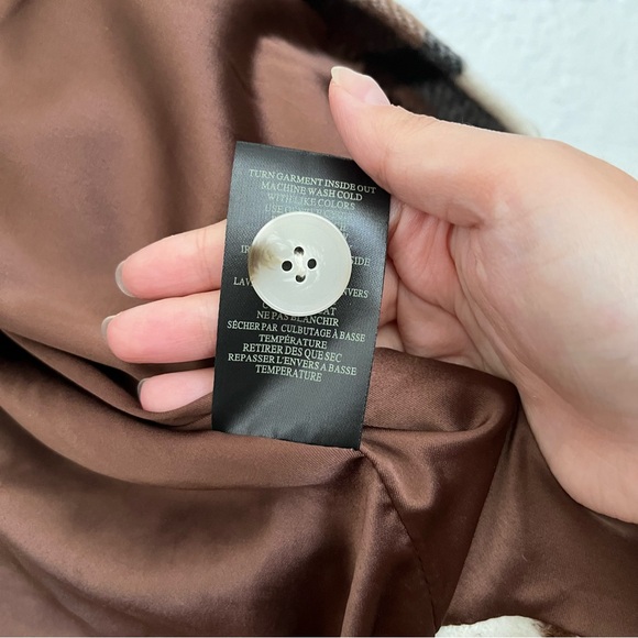 Blank NYC Plaid Cropped Shacket Shirt Jacket in All The Best Size Small - Picture 12 of 15